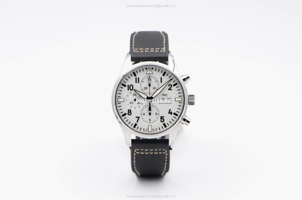 IMG_9085 IWC Pilot Chronograph Mens watch Unisex Automatic Steel IW377725 Replica 2