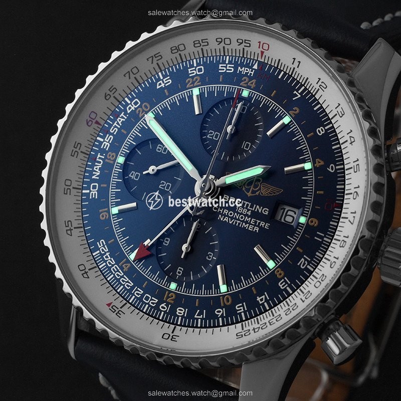 IMG_9085 Breitling Navitimer World Mens watch Unisex Automatic Steel A2432212 B726 Replica 2