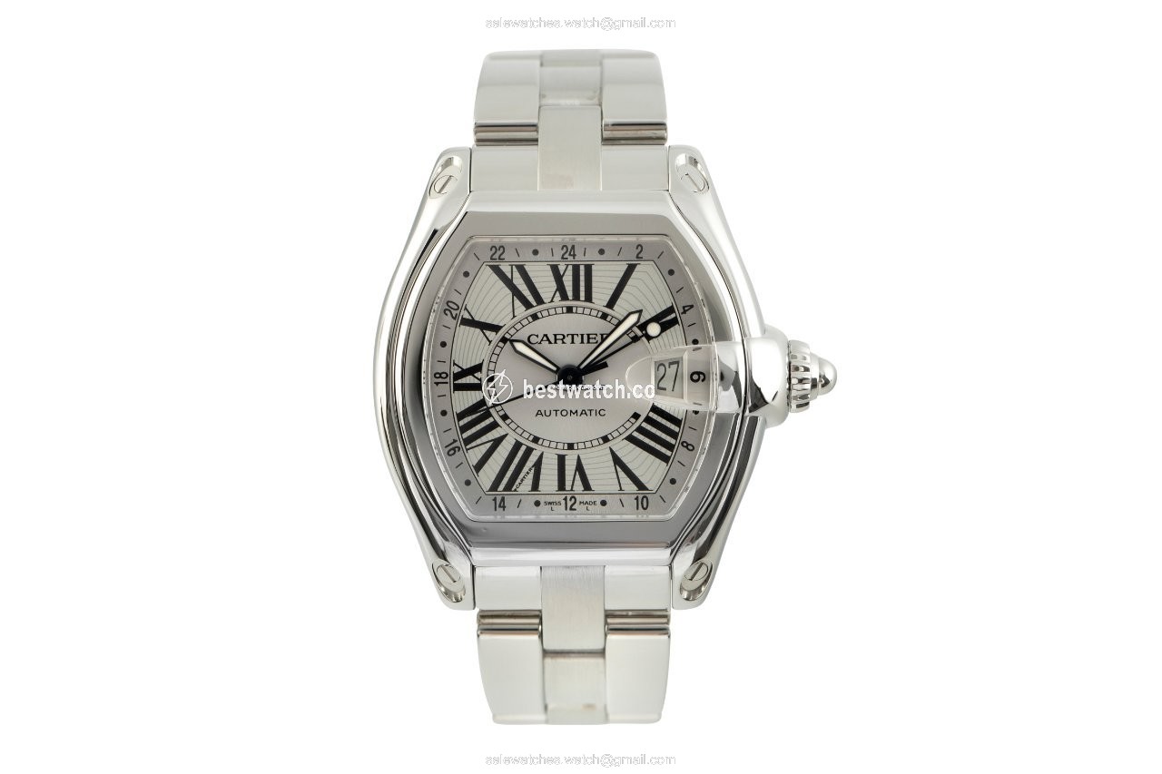 Cartier Roadster Mens watch Unisex Automatic Steel 2722 Replica 2
