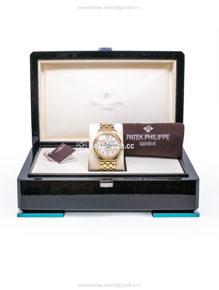 IMG_9085 Patek Philippe Annual Calendar Mens watch Unisex Automatic Yellow gold 5146 1J-001 Replica 2