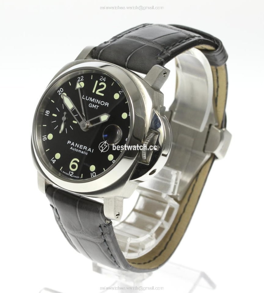 IMG_9085 Panerai Luminor GMT Automatic Mens watch Unisex Automatic Steel PAM00159 Replica 2
