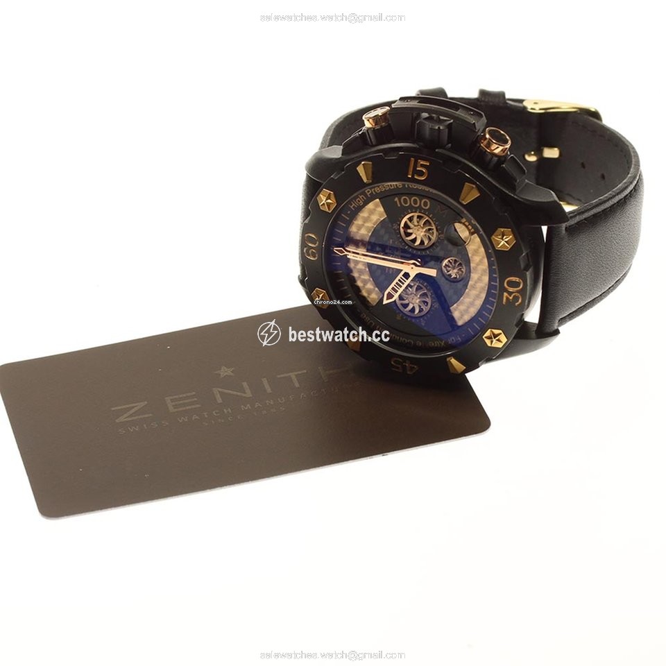 Zenith Mens watch Unisex Automatic Titanium 96.0528.4000 Replica 2