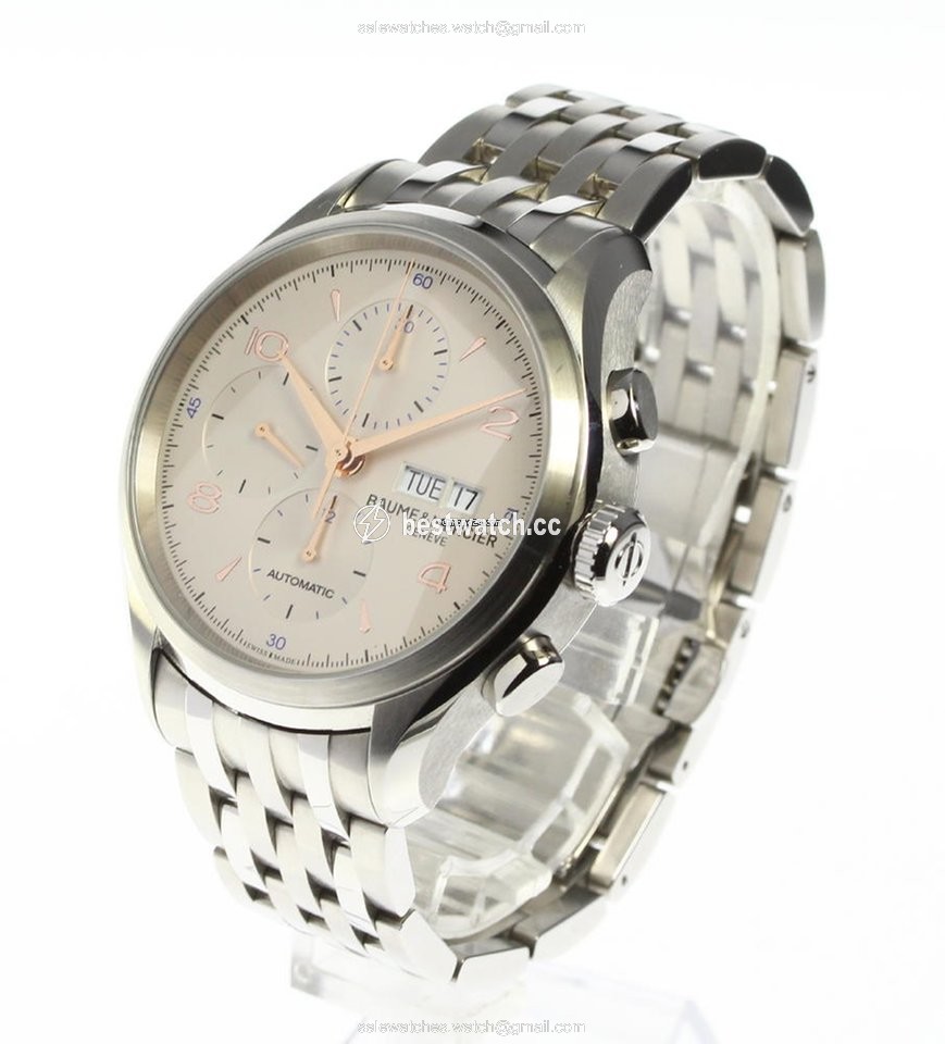 IMG_9085 Baume & Mercier Clifton Mens watch Unisex Automatic Steel M0A10130 Replica 2