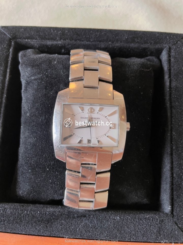 IMG_9085 Baume & Mercier Hampton Womens watch Quartz Steel MOA 08426 - 3695385 Replica 2