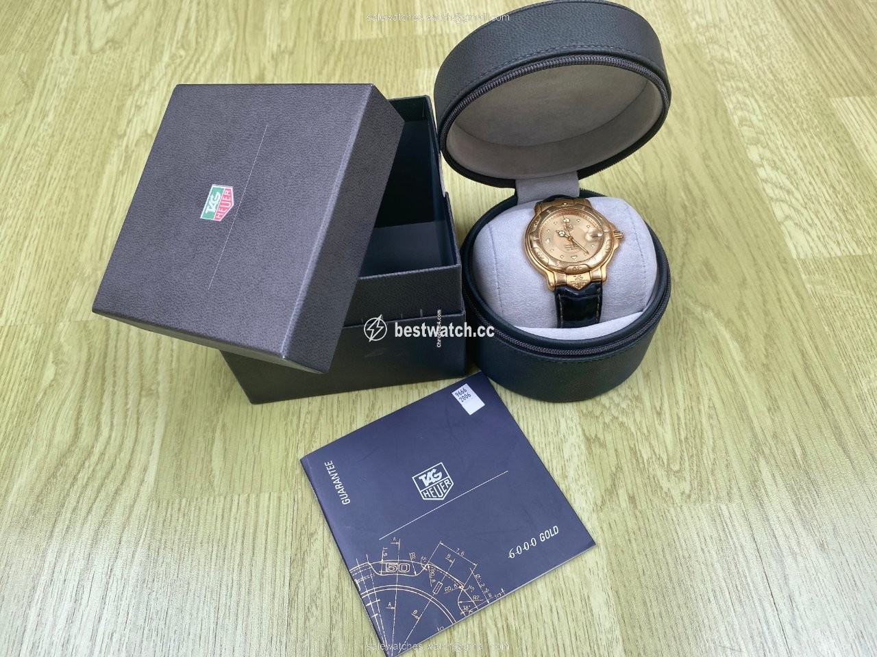 IMG_9085 TAG Heuer 6000 Mens watch Unisex Automatic Yellow gold WH514 Replica 2
