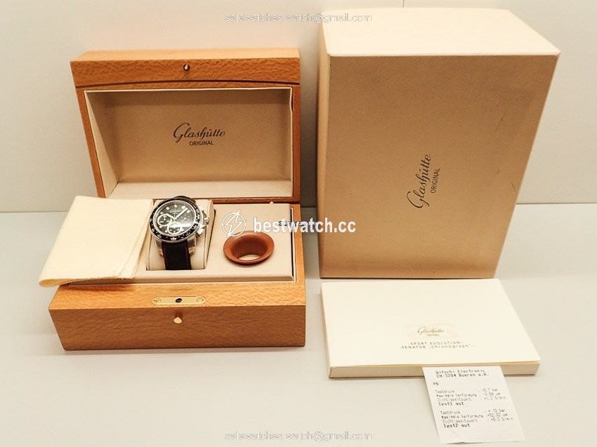 IMG_9085 Glashutte Original Sport Evolution Chronograph Mens watch Unisex Automatic Steel 39-31-43-03-03 Replica 2