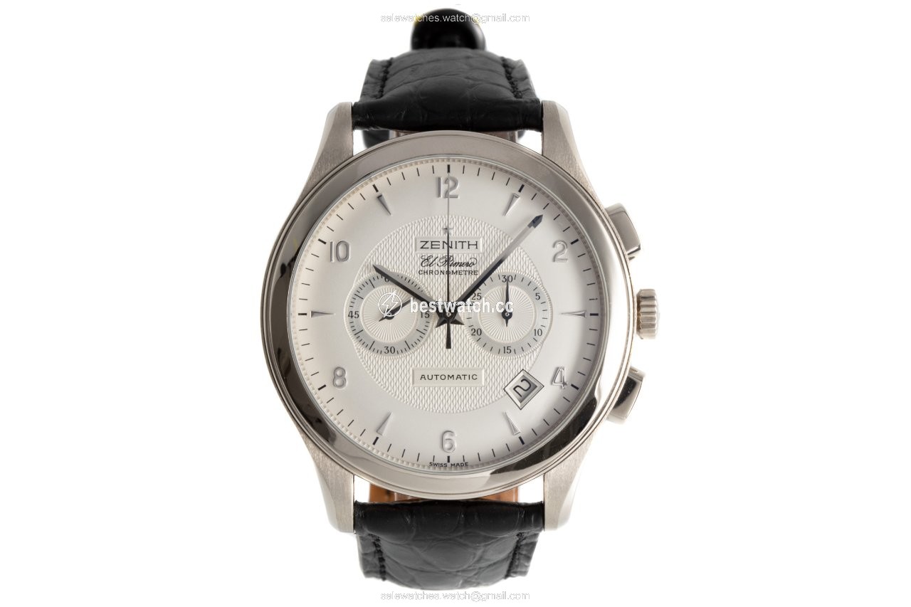 IMG_9085 Zenith El Primero Chronograph Mens watch Unisex Automatic White gold 65.0520.4002 Replica 2