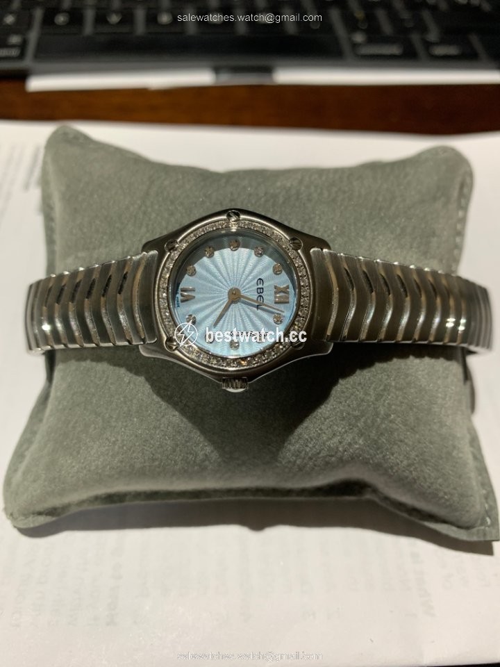 IMG_9085 Ebel Wave Womens watch Quartz Steel 1216270 Replica 2