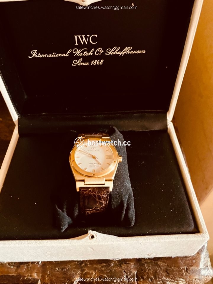 IWC Ingenieur Mens watch Unisex Automatic Yellow gold 3518 Replica 2