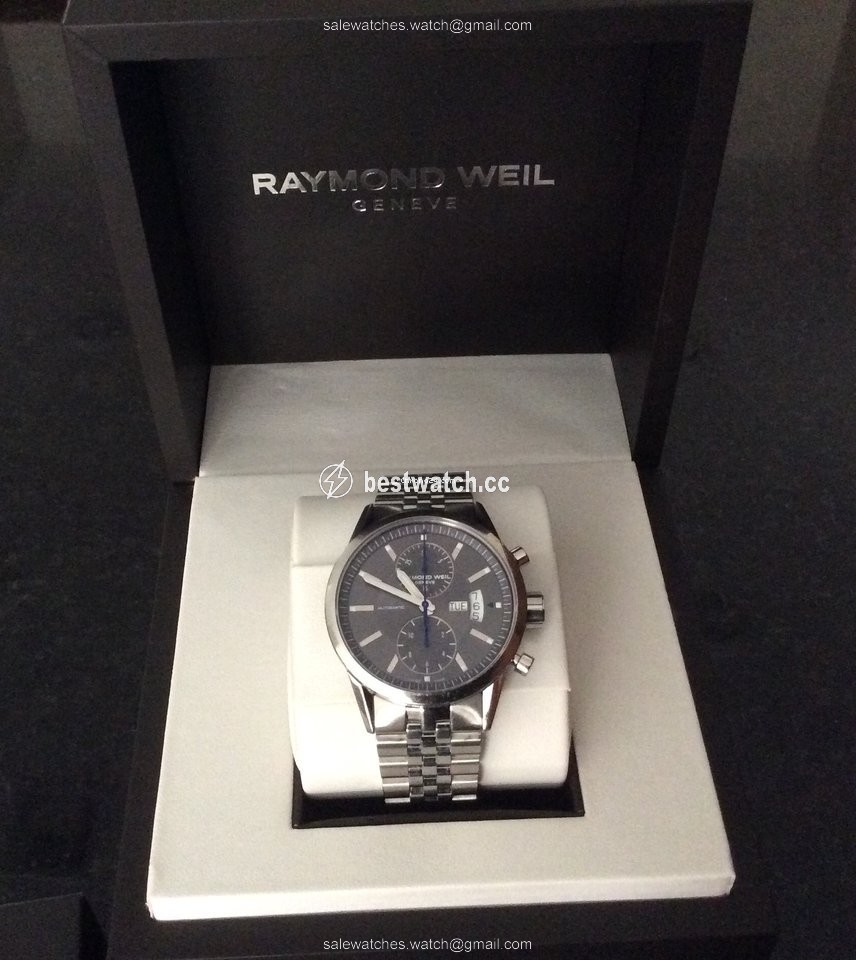 IMG_9085 Raymond Weil Freelancer Mens watch Unisex Automatic Steel 7735-ST-6001 Replica 2