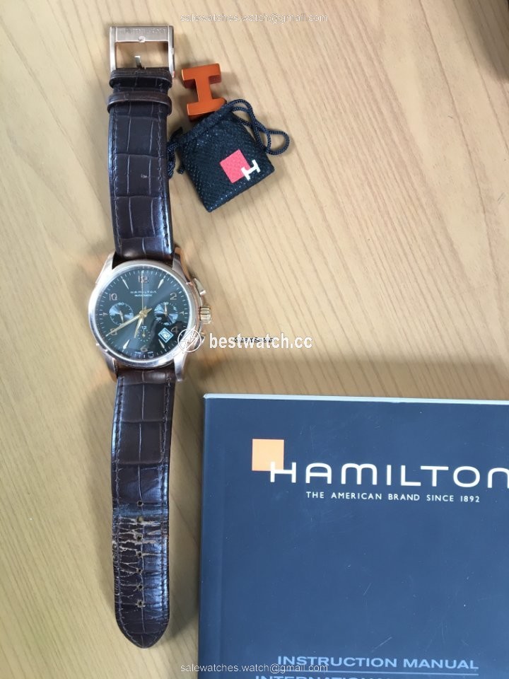 IMG_9085 Hamilton Jazzmaster Auto Chrono Mens watch Unisex Automatic Steel H326460 Replica 2