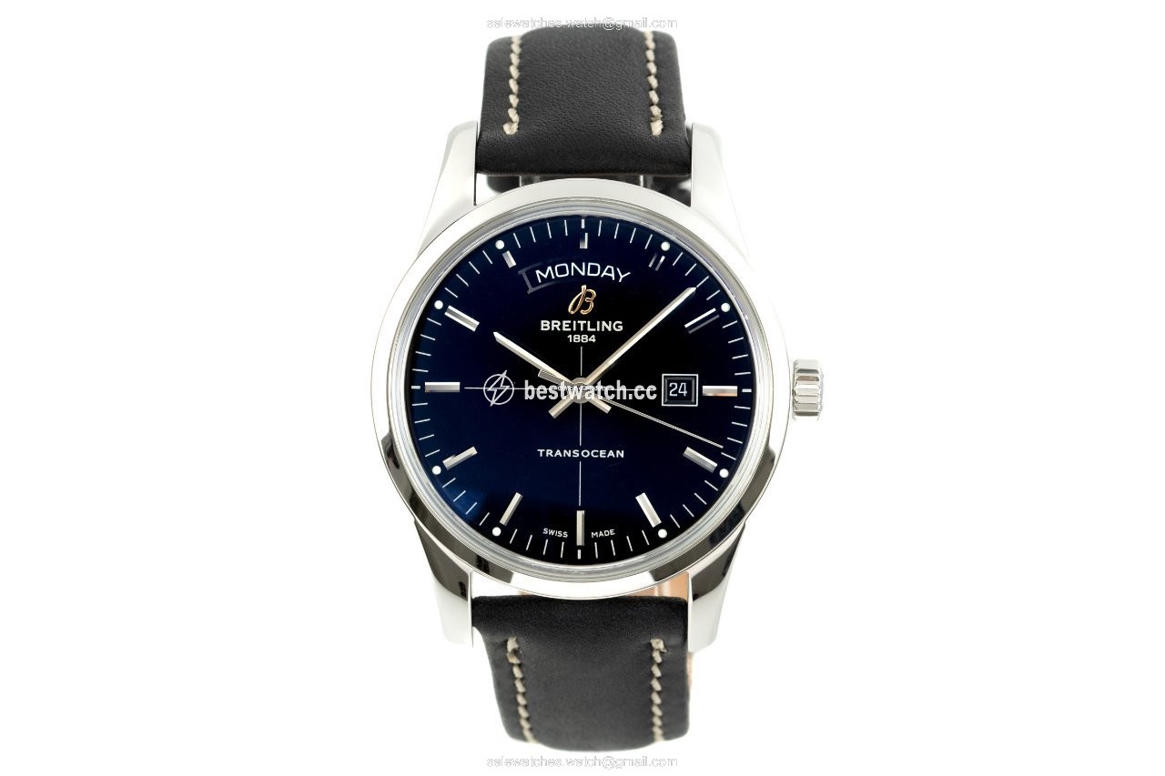 IMG_9085 Breitling Transocean Day & Date Mens watch Unisex Automatic Steel A45310 Replica 2
