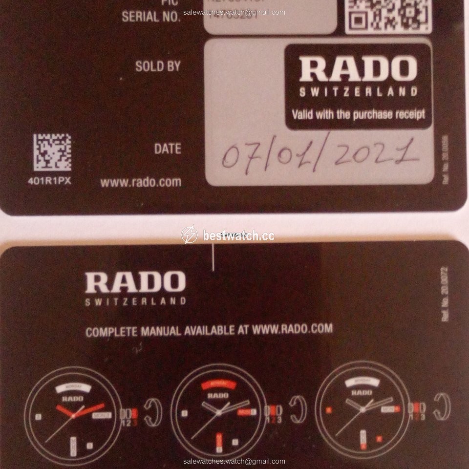 IMG_9085 Rado True Mens watch Unisex Quartz Ceramic R27081157 Replica 2