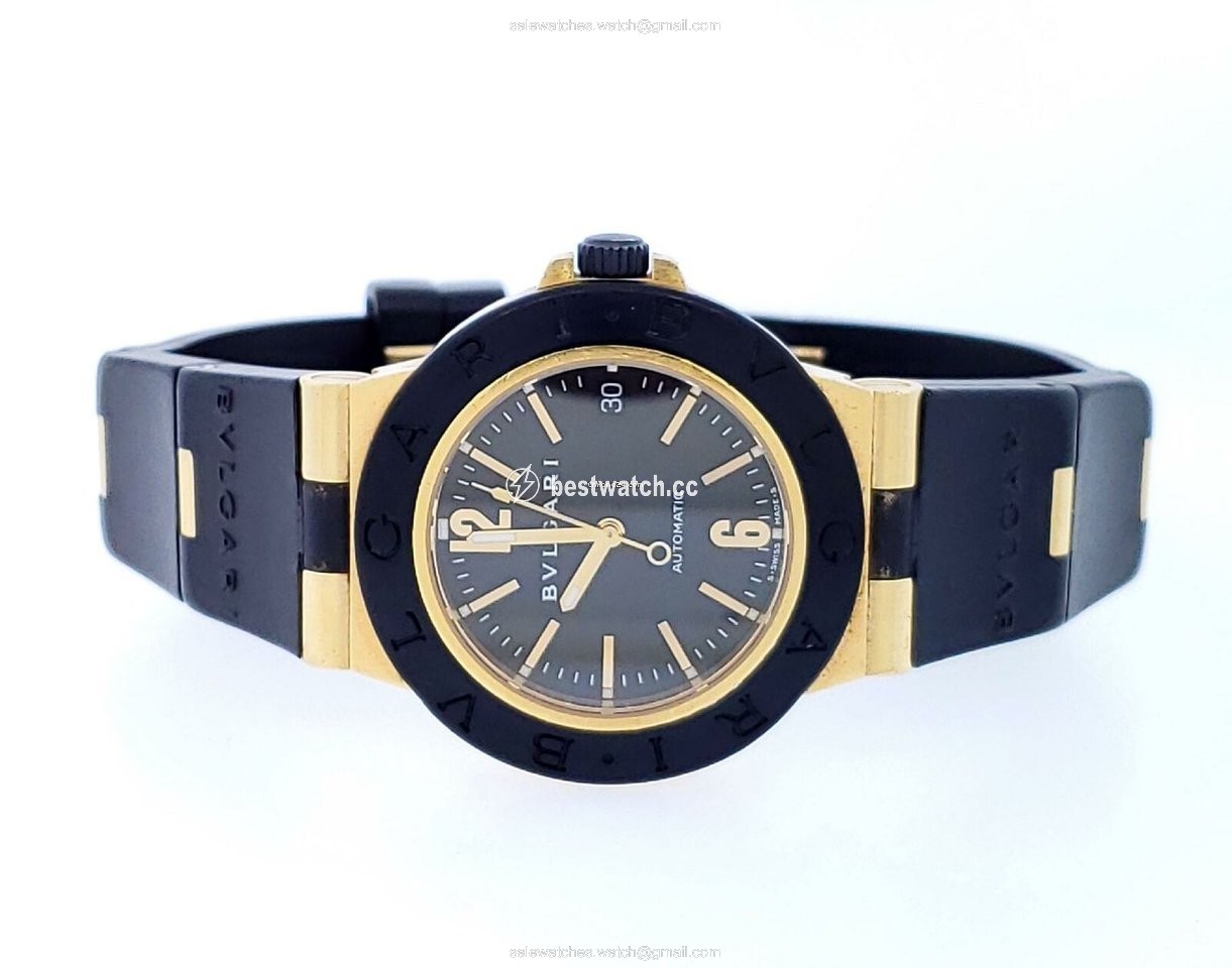 Bulgari Diagono Automatic Yellow gold 38 G Replica 2