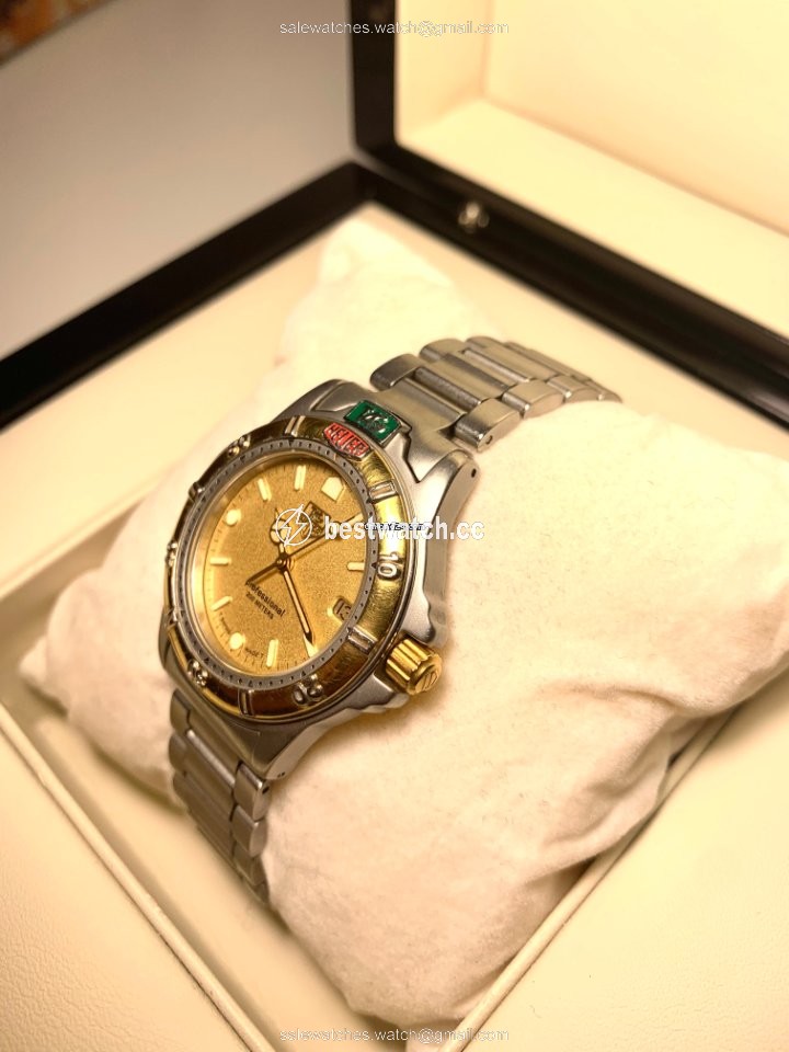 TAG Heuer Mens watch Unisex Quartz Gold Steel 995.413K Replica 2