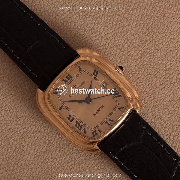 IMG_9085 Baume & Mercier Womens watch Automatic Yellow gold 37090 Replica 2