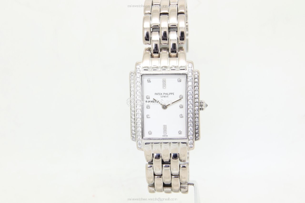IMG_9085 Patek Philippe Womens watch White gold 4825 101G Replica 2