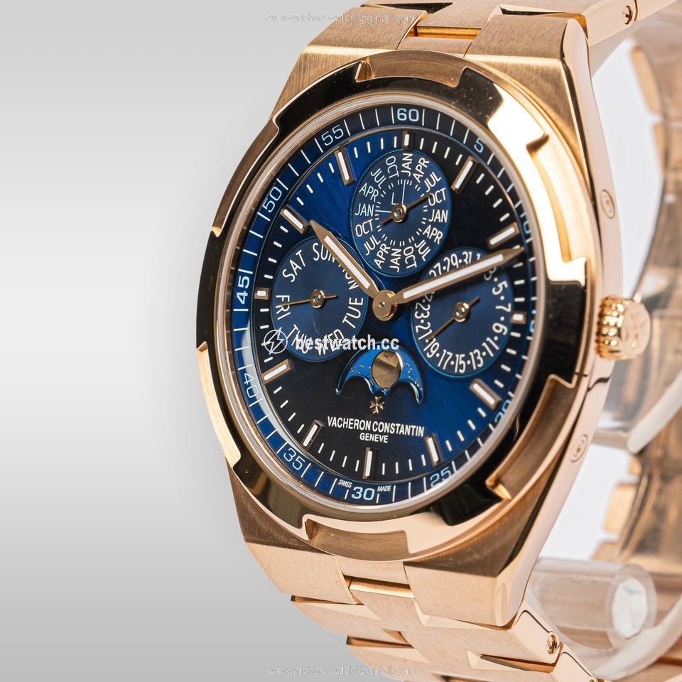 IMG_9085 Vacheron Constantin Overseas Mens watch Unisex Automatic Rose gold 4300V 120R-B509 Replica 2