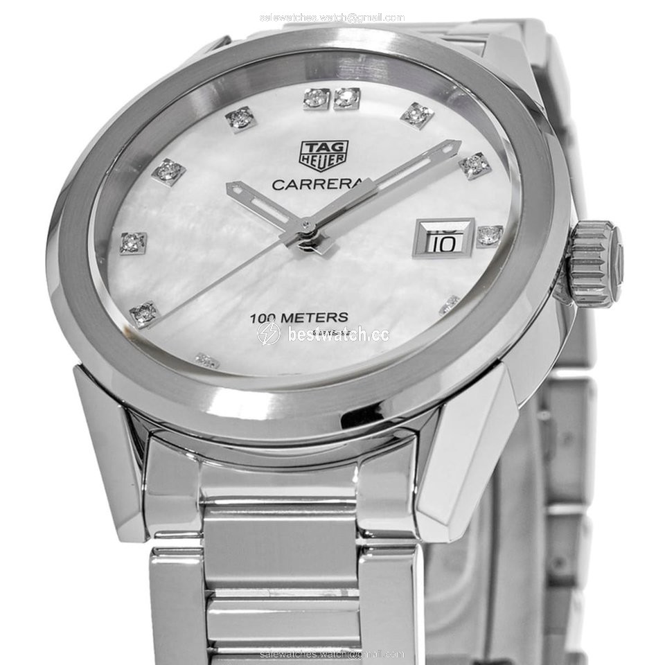 IMG_9085 TAG Heuer Carrera Lady Womens watch Quartz Steel WBG1312.BA0758 Replica 2