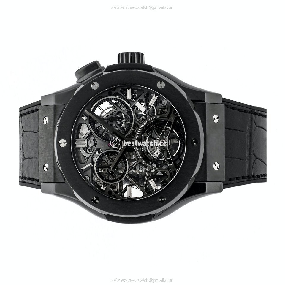Hublot Classic Fusion 45, 42, 38, 33 mm Mens watch Unisex Manual winding Ceramic 506.CM.0140.LR Replica 2