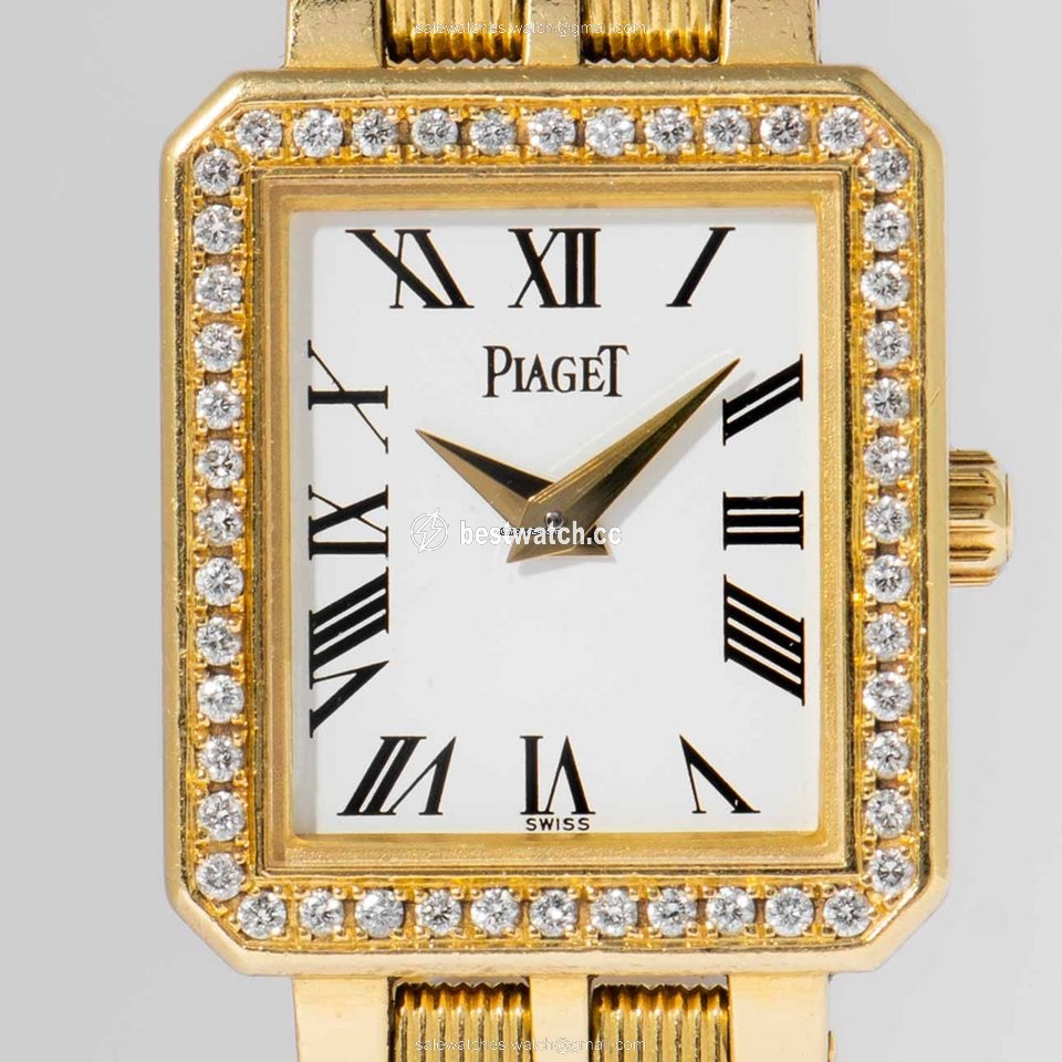 IMG_9085 Piaget Protocole Womens watch Quartz Yellow gold Piaget 5355 Replica 2