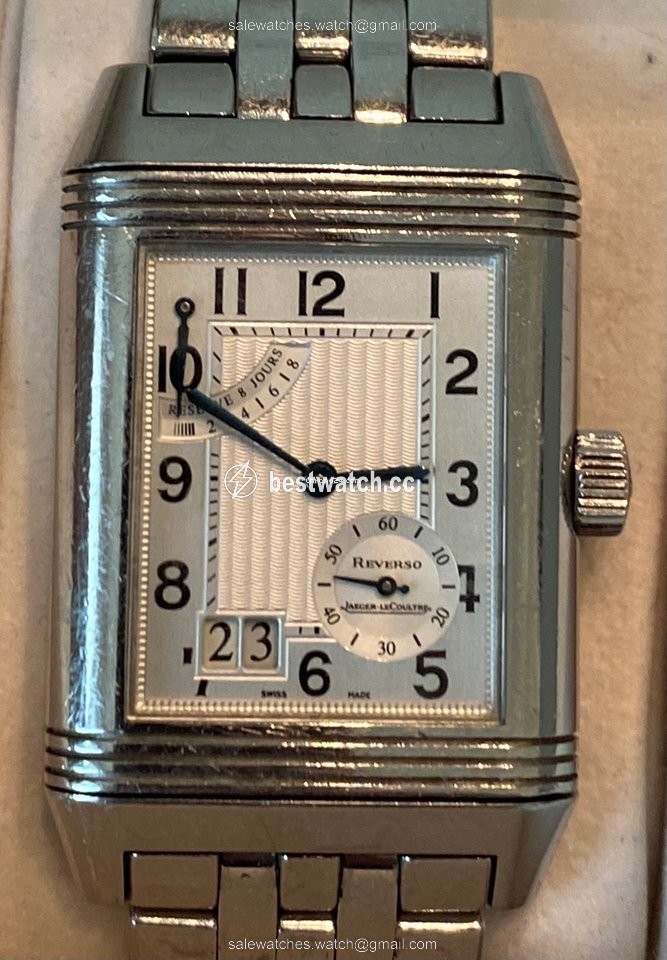 Jaeger-LeCoultre Reverso Grande Date Mens watch Unisex Manual winding Steel Q3008120 Replica 2