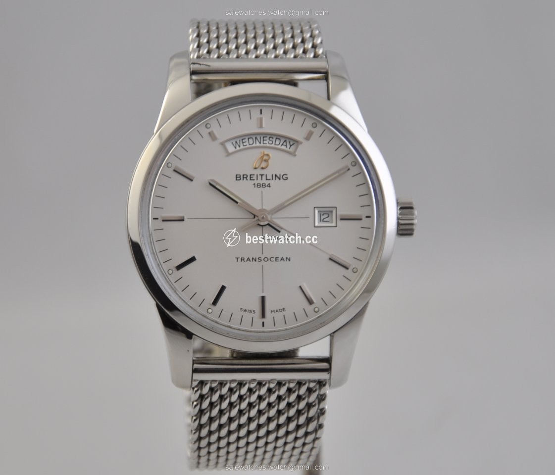 Breitling Transocean Day & Date Mens watch Unisex Automatic Steel A4531012 G751 154A Replica 2