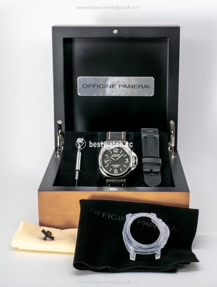 IMG_9085 Panerai Luminor Marina 8 Days Mens watch Unisex Automatic Steel PAM00510 Replica 2