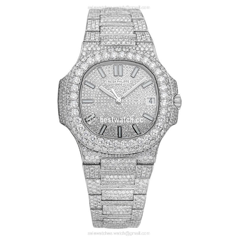 IMG_9085 Patek Philippe Nautilus Mens watch Unisex Automatic White gold 5711G Replica 2