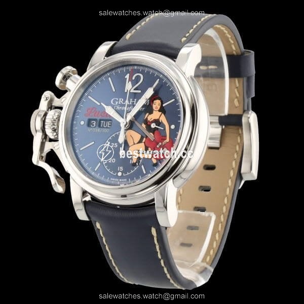 Graham Chronofighter Mens watch Unisex Automatic Steel 2CVAS.U11A Replica 2