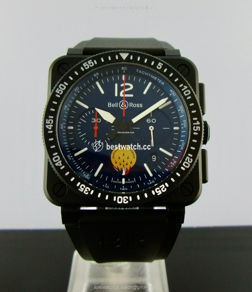 IMG_9085 Bell & Ross BR 03-94 Chronographe Mens watch Unisex Automatic Ceramic BR0394-PAF1-CE SRB Replica 2
