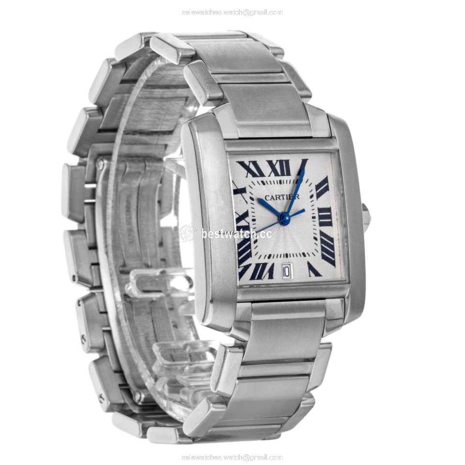 Cartier Tank Francaise Mens watch Unisex Automatic Steel W51002Q3  2302 Replica 2