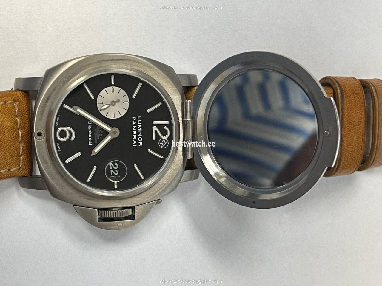 IMG_9085 Panerai Mens watch Unisex Automatic Titanium PAM 00076 Replica 2