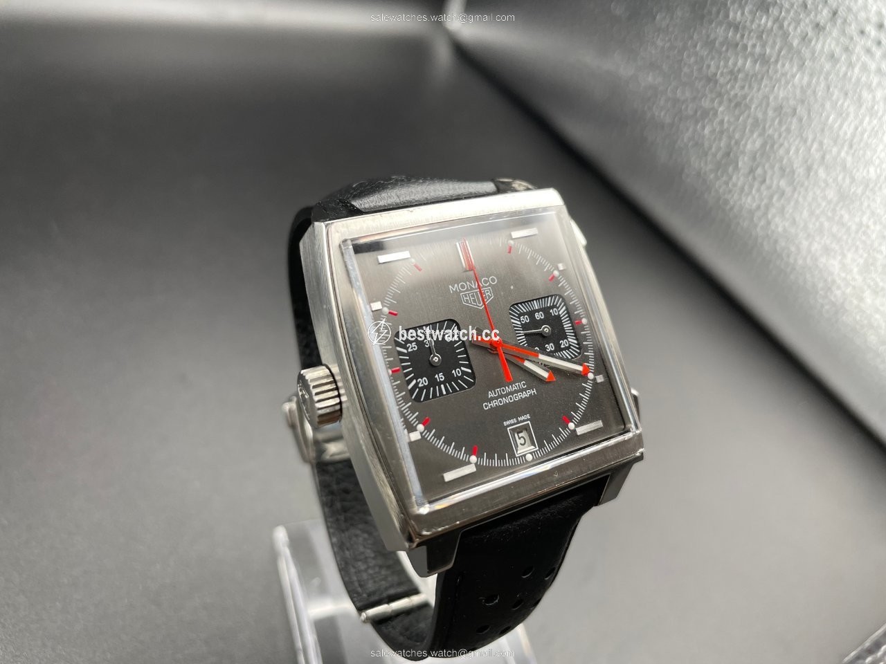 IMG_9085 TAG Heuer Monaco Calibre 11 Mens watch Unisex Automatic Steel CAW211B.FC6241 Replica 2
