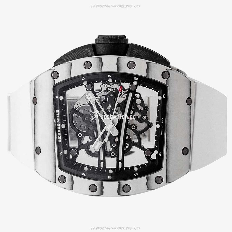 Richard Mille RM 061 Mens watch Unisex Manual winding Ceramic RM 061-01 CAFQ Replica 2