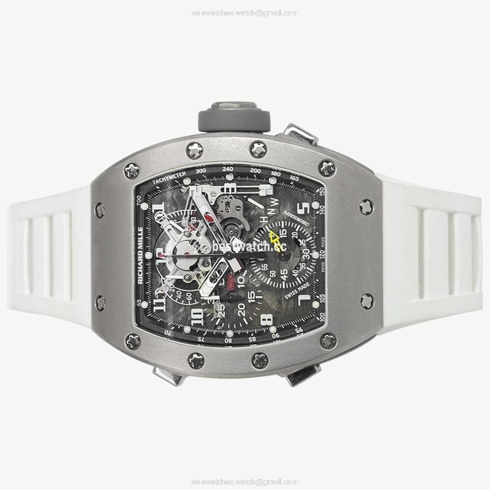 IMG_9085 Richard Mille Mens watch Unisex Manual winding Titanium RM 004 Replica 2