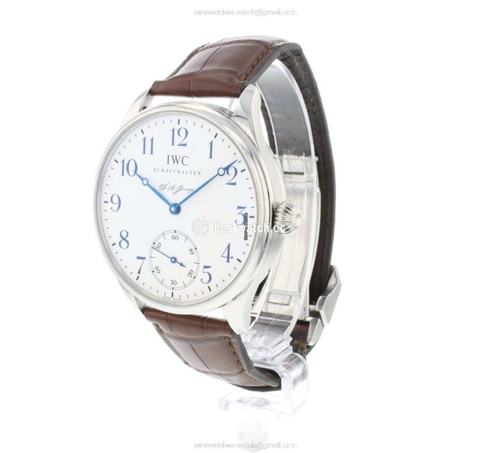 IWC Portuguese Hand-Wound Mens watch Unisex Manual winding Steel IW544203 Replica 2