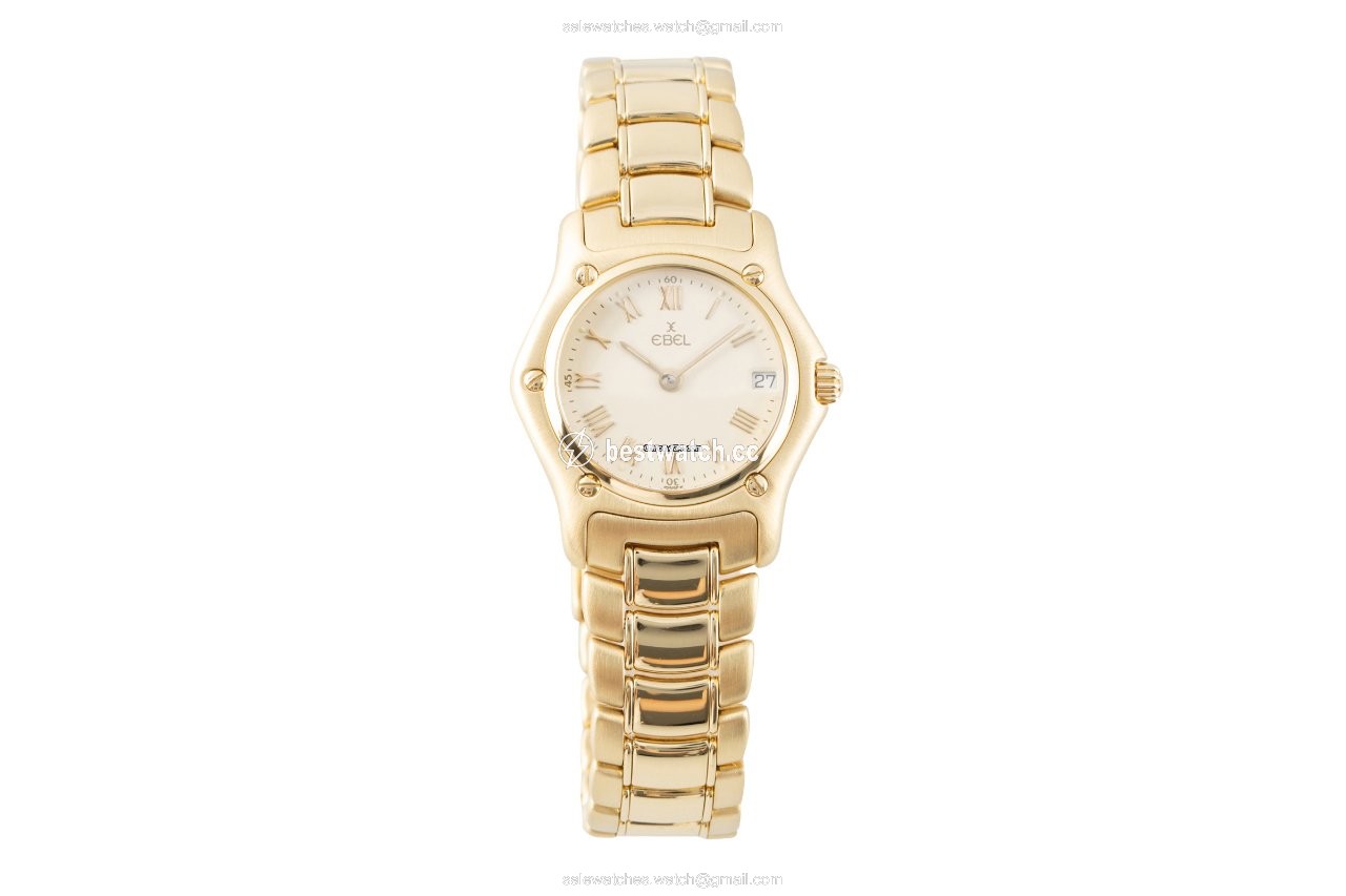 IMG_9085 Ebel 1911 Womens watch Quartz Yellow gold 888901 Replica 2