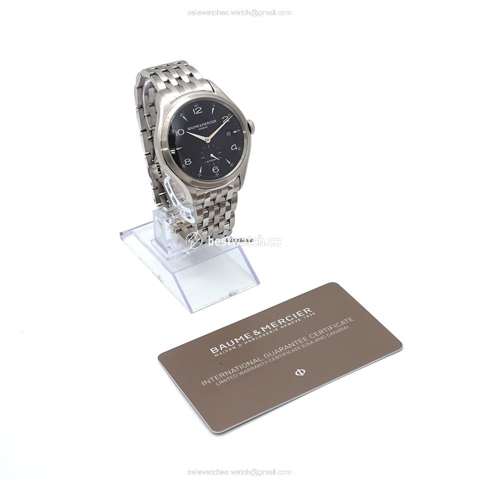 IMG_9085 Baume & Mercier Clifton Mens watch Unisex Automatic Steel 65717 MOA10100 Replica 2