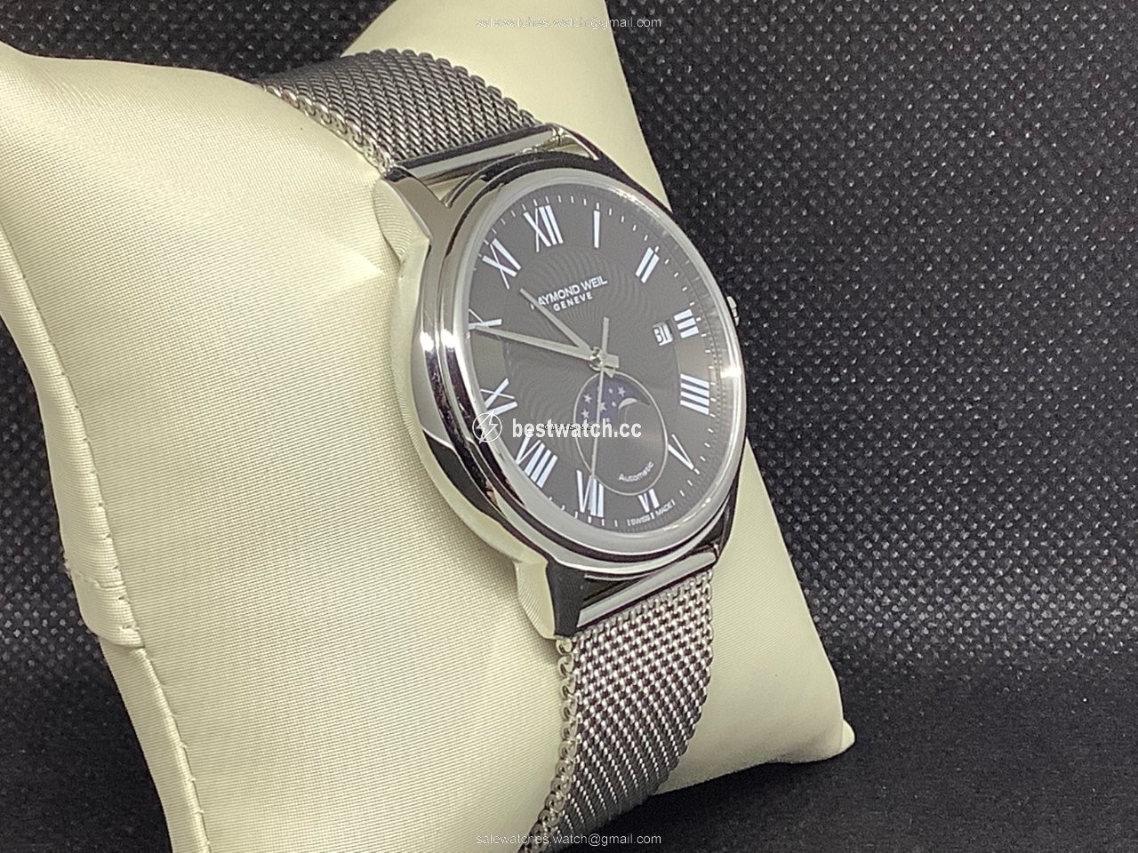 IMG_9085 Raymond Weil Maestro Mens watch Unisex Automatic Steel 2239M-ST-00609 Replica 2