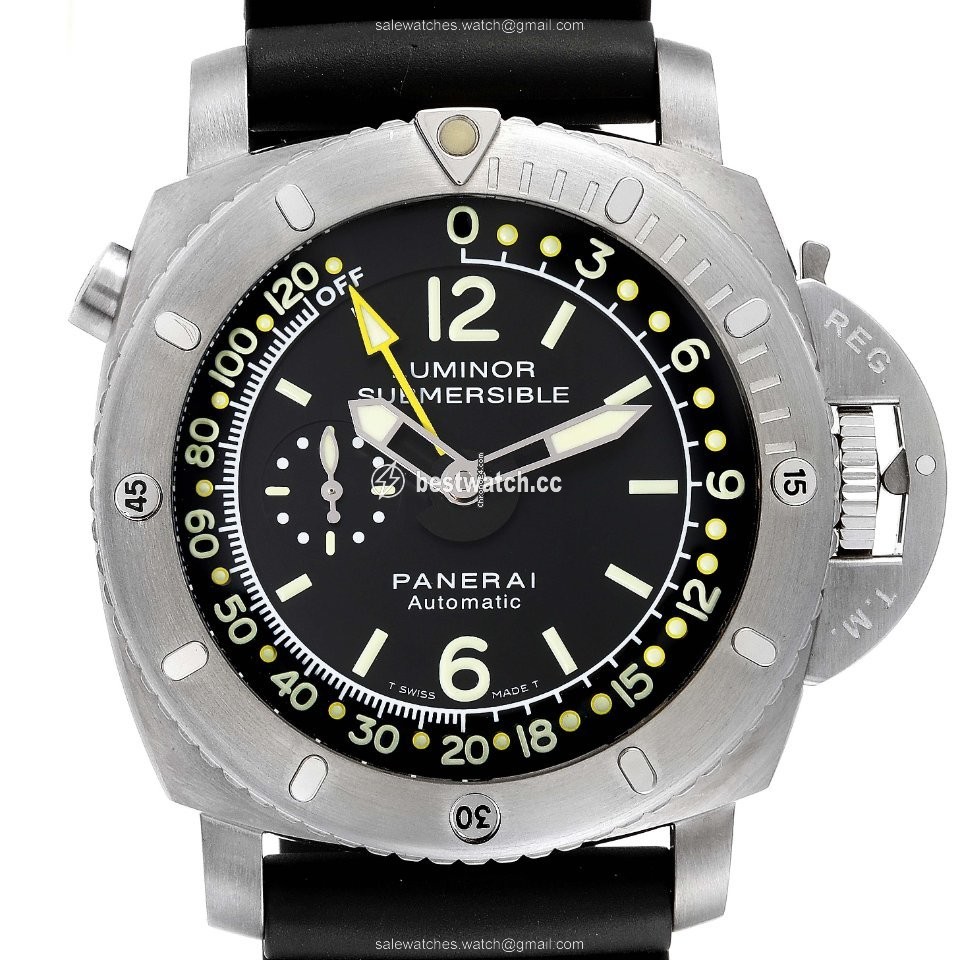 Panerai Luminor Submersible 1950 Depth Gauge Mens watch Unisex Automatic Titanium PAM00193 Replica 2