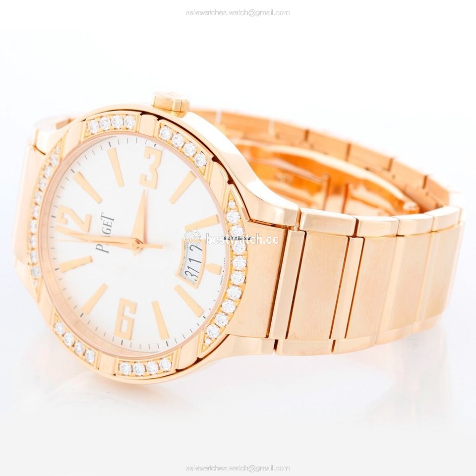 IMG_9085 Piaget Polo Mens watch Unisex Automatic Rose gold G0A36023 Replica 2