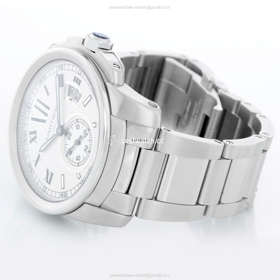 Cartier Calibre de Cartier Mens watch Unisex Automatic Steel W7100015 3389 Replica 2