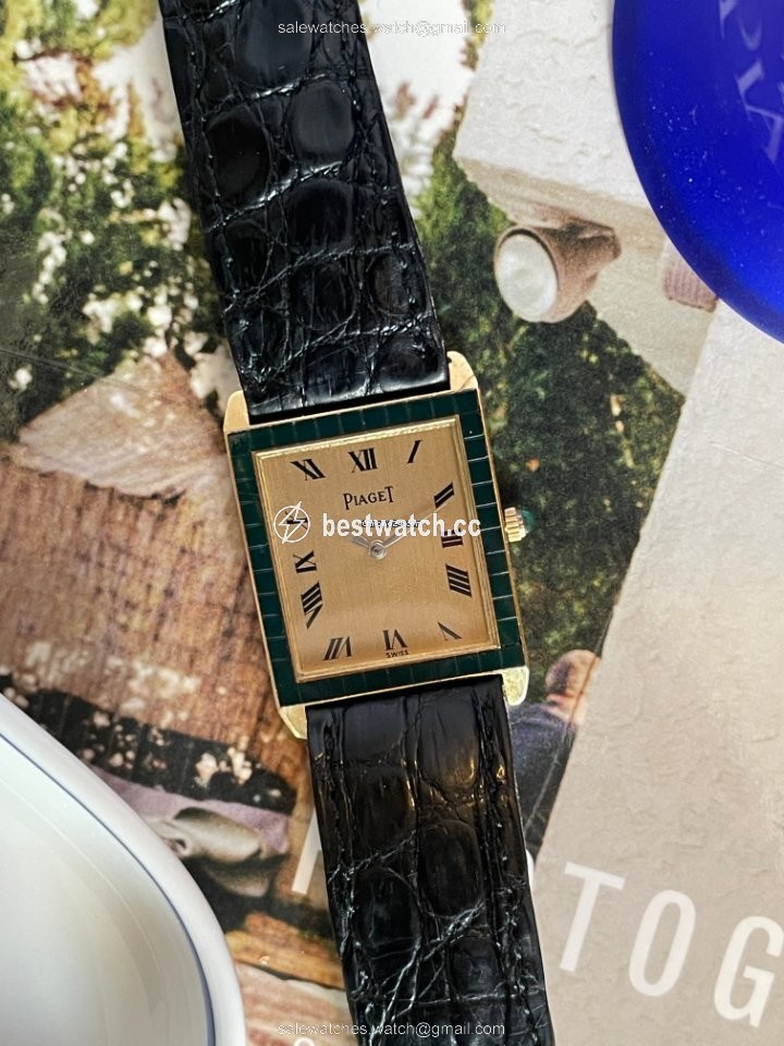 Piaget Mens watch Unisex Manual winding Yellow gold 9161 Replica 2