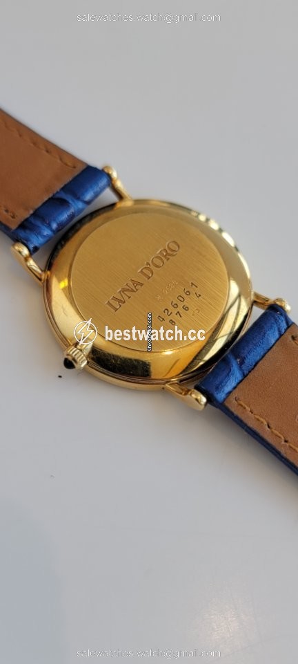Chopard Mens watch Unisex Manual winding Yellow gold 18kt Chopard luna de oro Replica 2