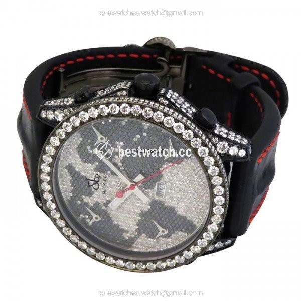 IMG_9085 Jacob & Co. Five Time Zone Quartz Steel JC-47BKBDC Replica 2