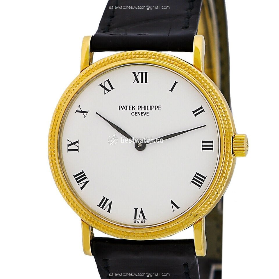 Patek Philippe Calatrava Mens watch Unisex Automatic Yellow gold 3992 J Replica 2