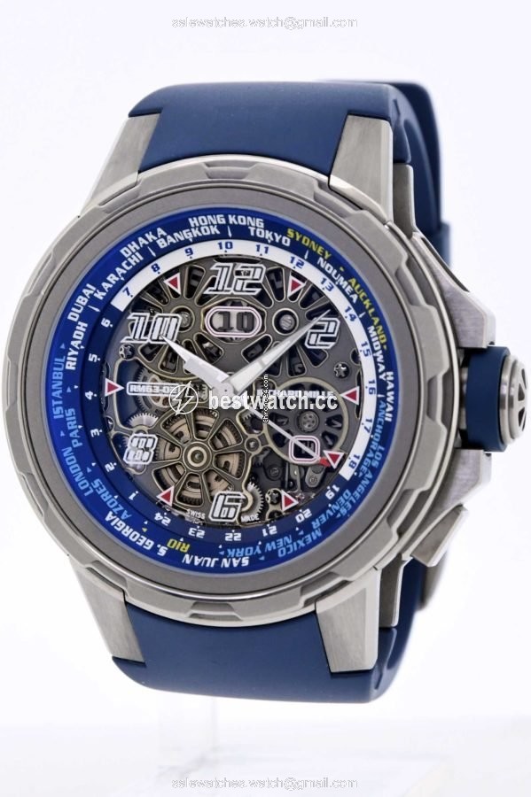 IMG_9085 Richard Mille RM 63 Mens watch Unisex Automatic Titanium RM63-02 Replica 2
