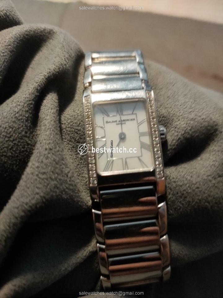 IMG_9085 Baume & Mercier Hampton Womens watch Quartz Steel 65406 Replica 2