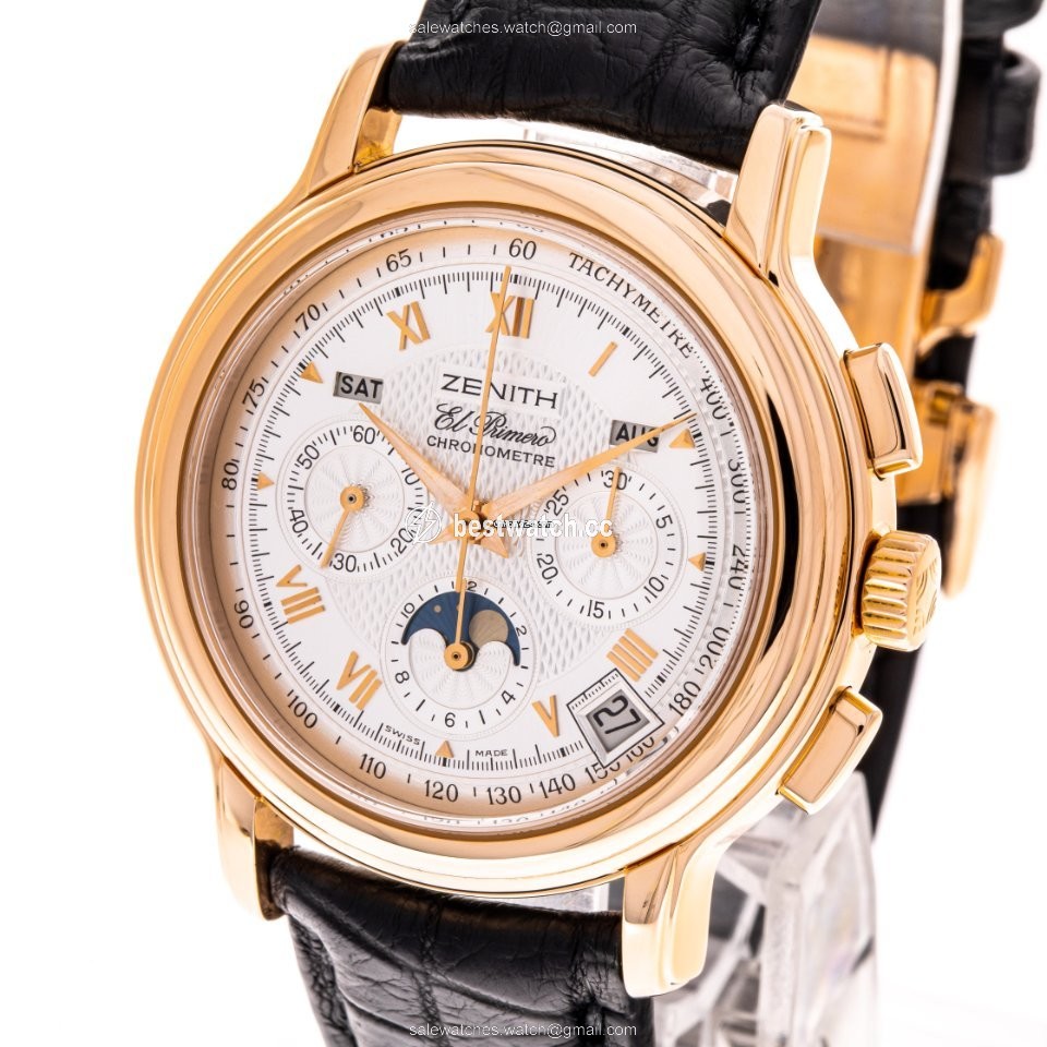 Zenith El Primero Chronomaster Mens watch Unisex Automatic Rose gold 62.0240.410 Replica 2